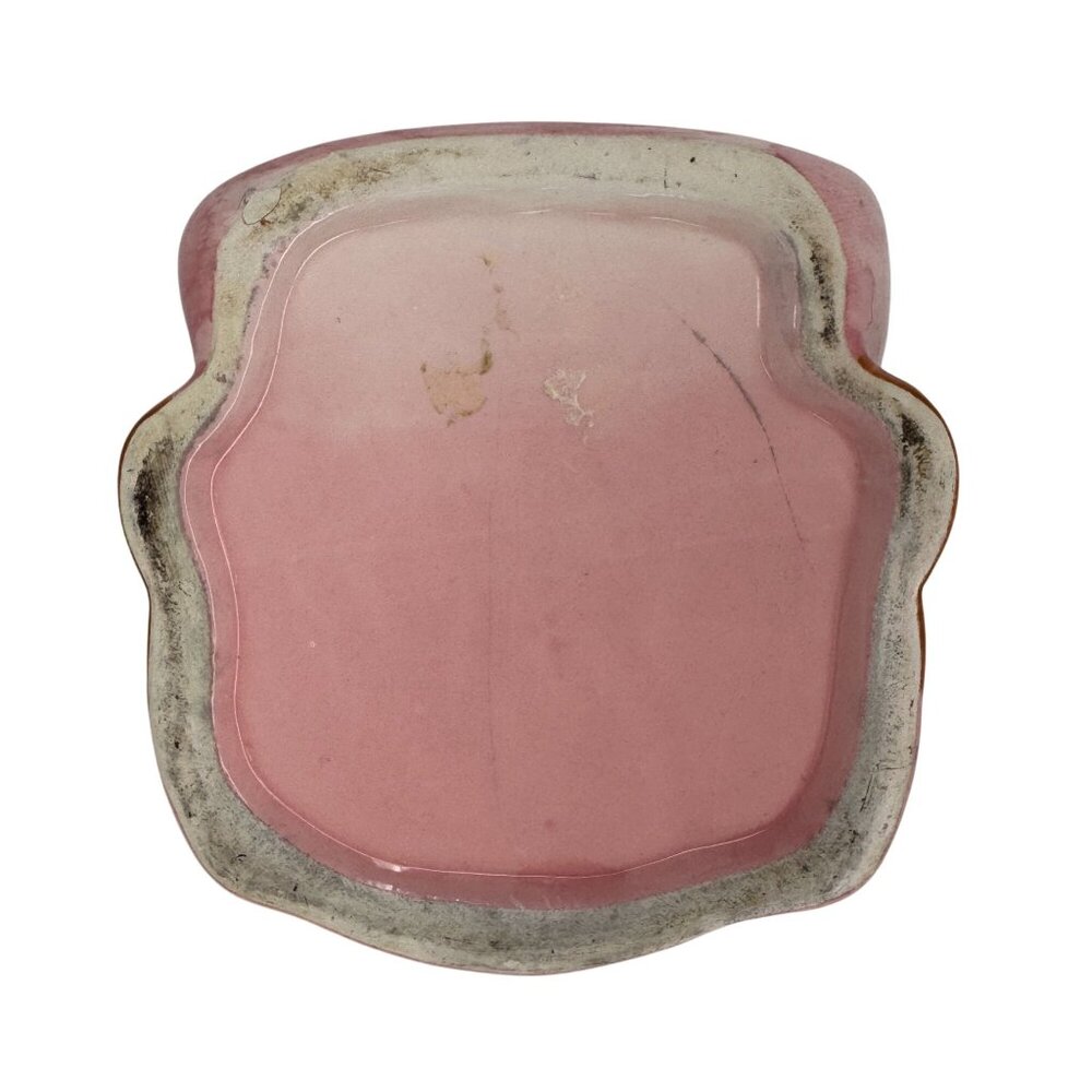 Vintage 1950's Pink Piggy Pig Kitchen Sponge Holder 3" Retro Whimsical - Picture 7 of 8